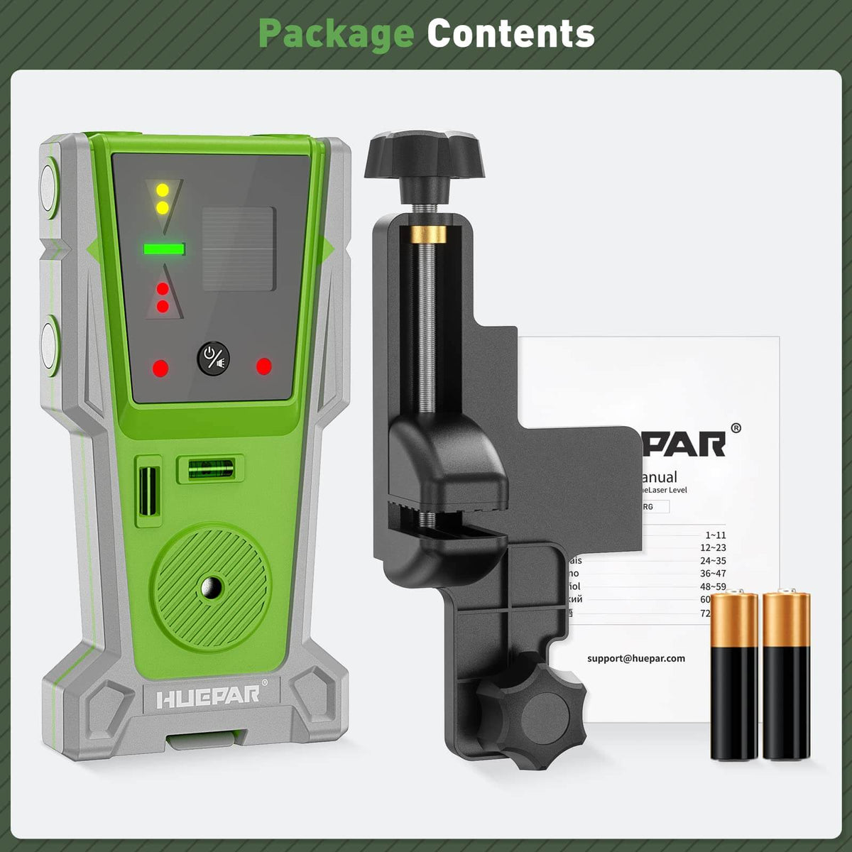 Huepar Line Laser Receiver