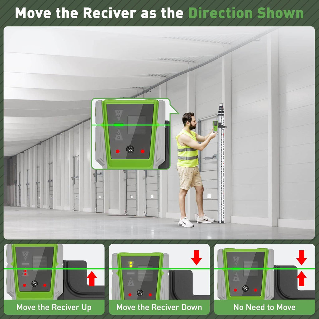 Huepar Line Laser Receiver