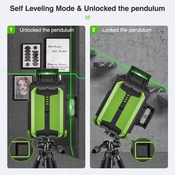 Huepar Cross Line Laser Level