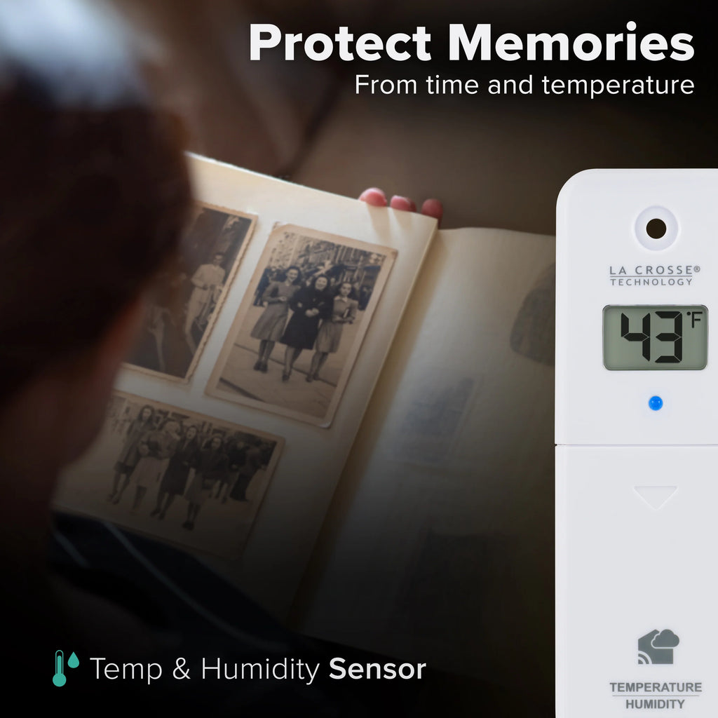 La Crosse Technology Wireless Temperature and Humidity Sensor