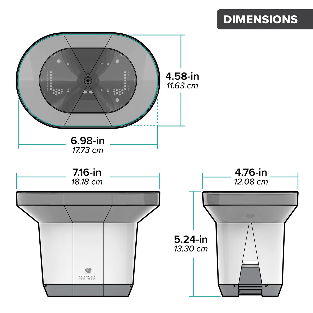La Crosse Technology Wireless Rain Gauge Sensor
