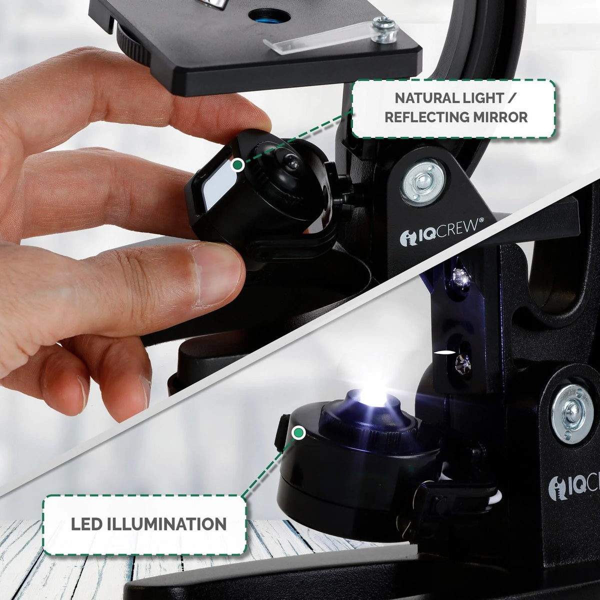 IQCREW Monocular Microscope Kit
