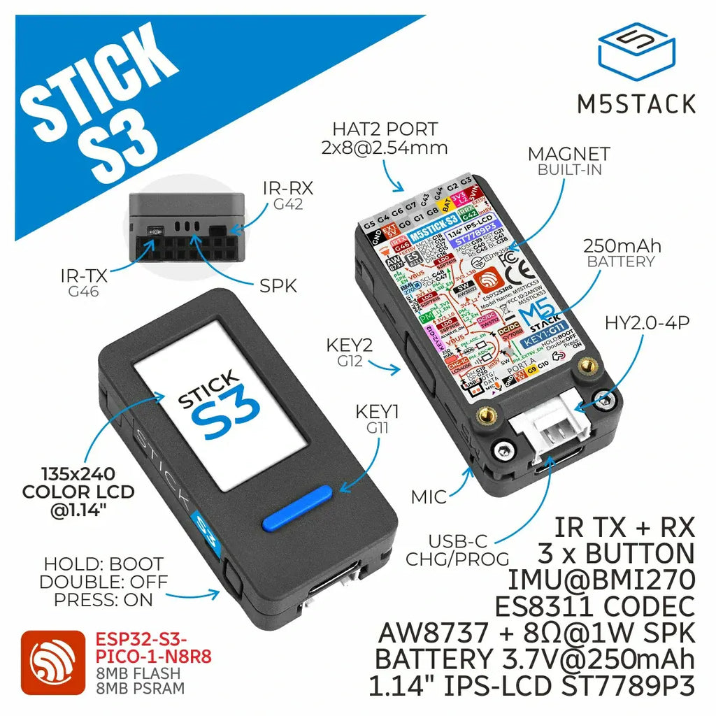 M5Stack ESP32-S3 IoT Development Kit