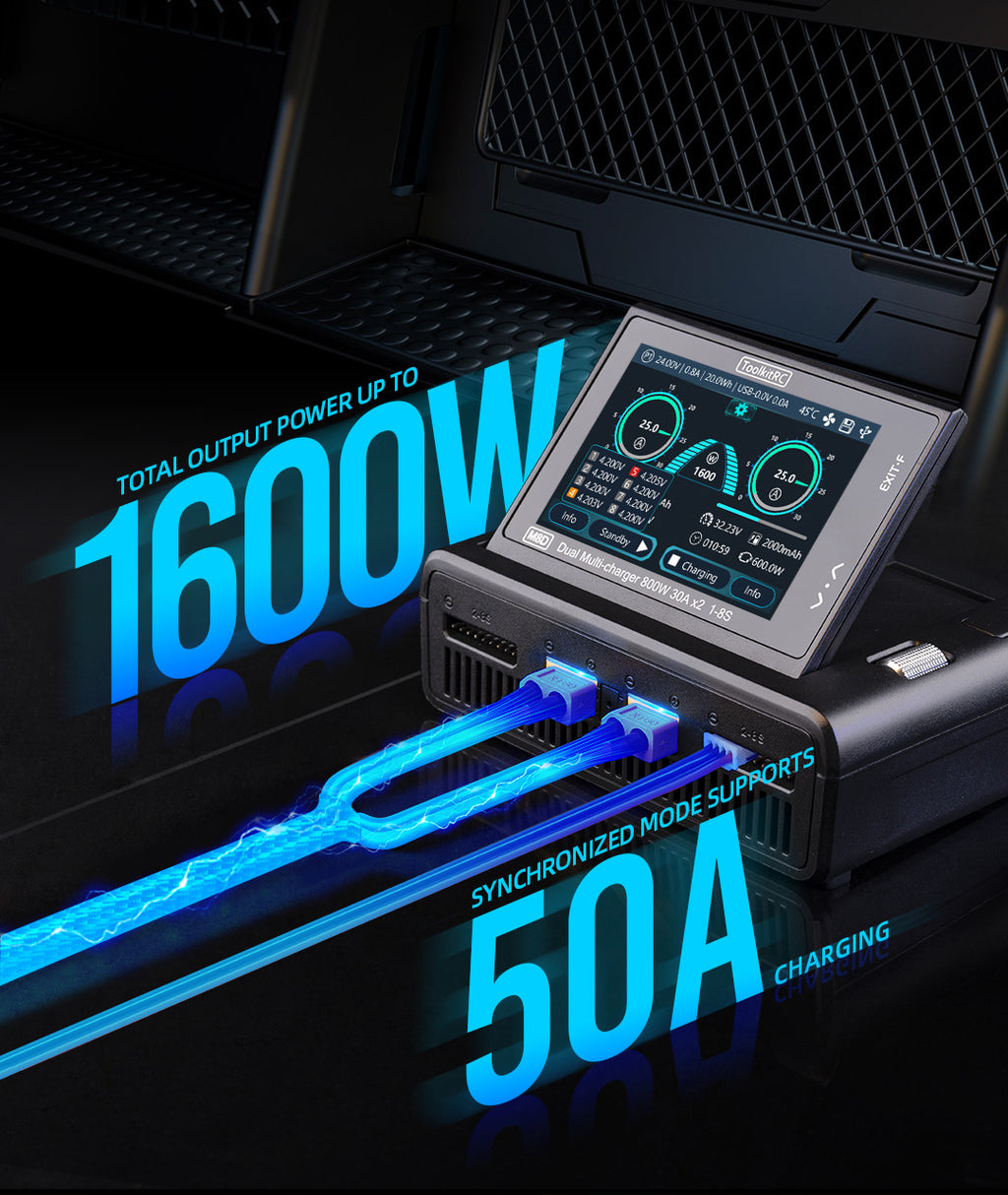 ToolKitRC Dual-Channel DC Battery Chargers
