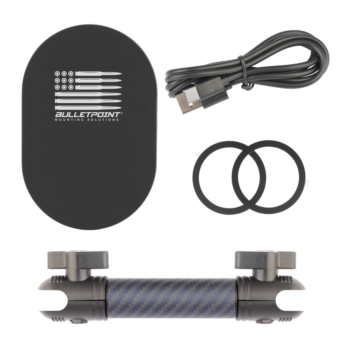 Bulletpoint Mounting Solutions Magnetic Wireless Car Phone Charger