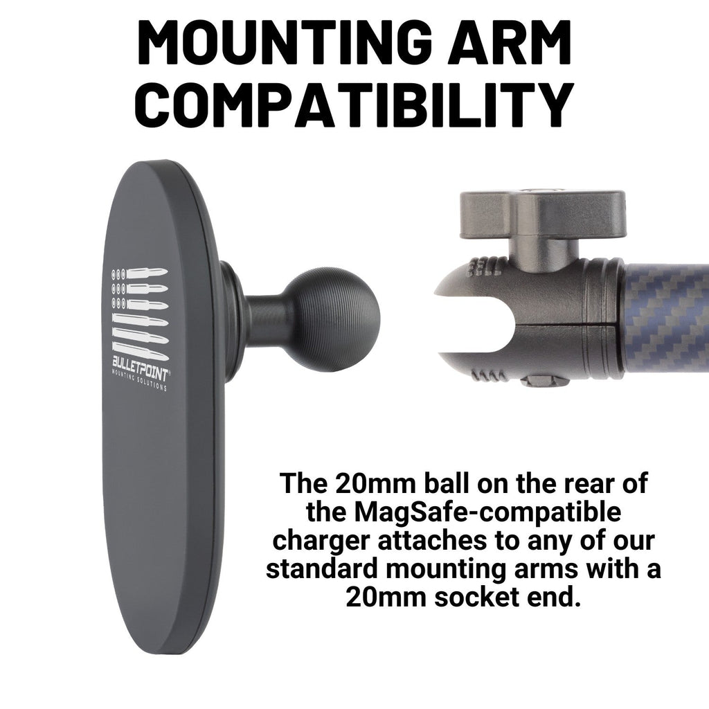 Bulletpoint Mounting Solutions Magnetic Wireless Car Phone Charger