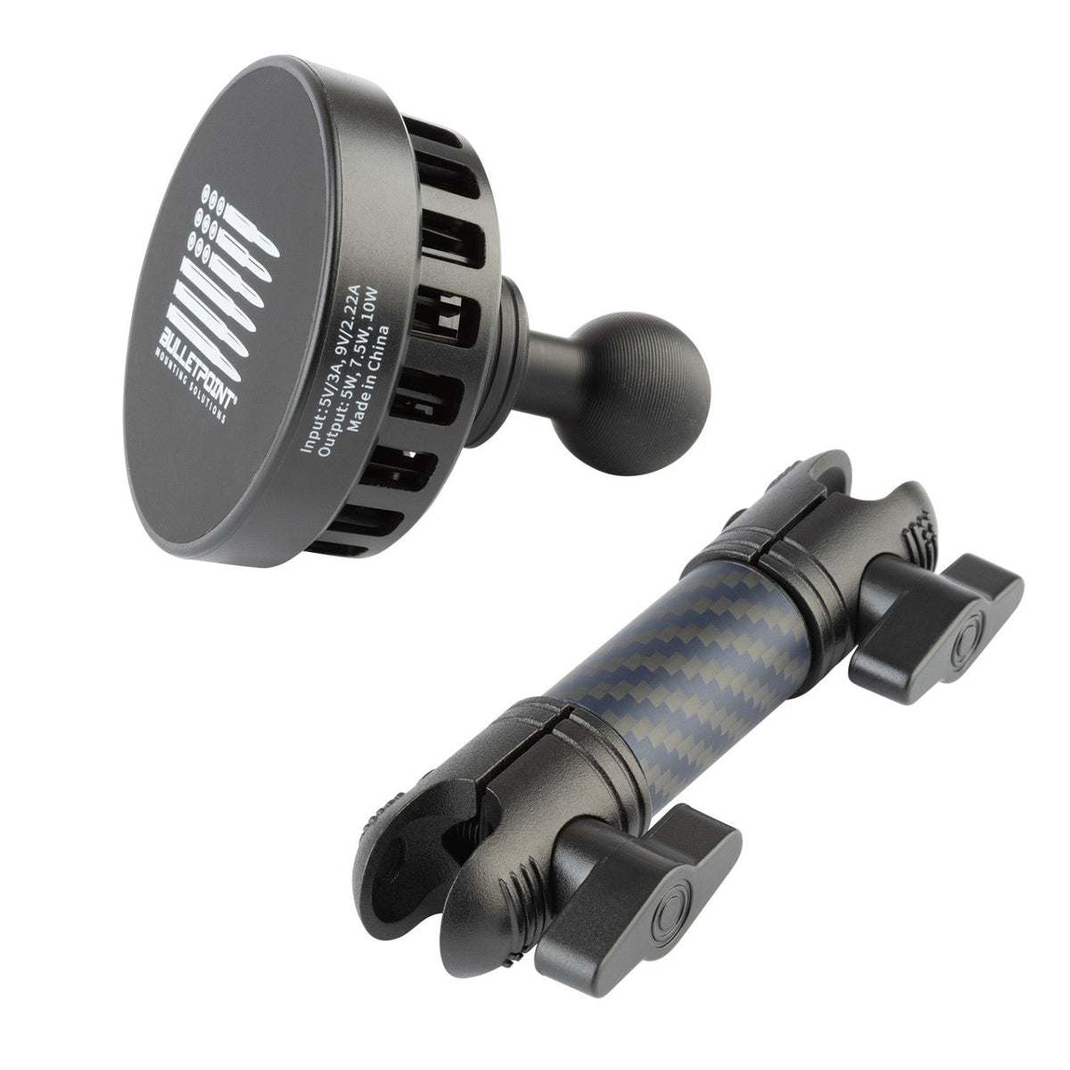 Bulletpoint Mounting Solutions Vehicle Wireless Phone Charger