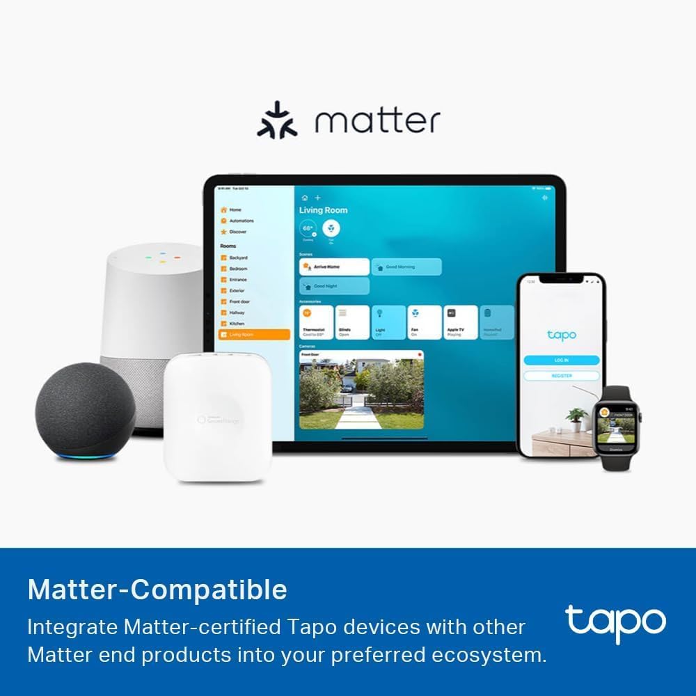 Tapo Matter RGBW Smart LED Bulb 2-Pack