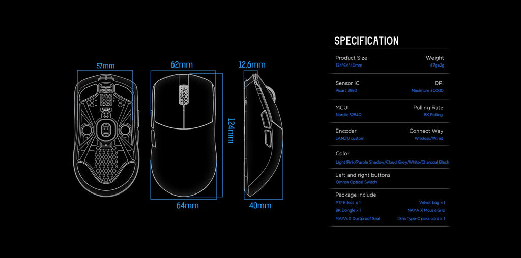 Lamzu Wireless Gaming Mouse