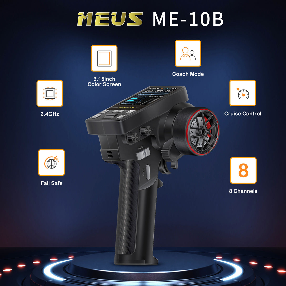 Meus Racing RC Transmitter Kits and Receiver Options