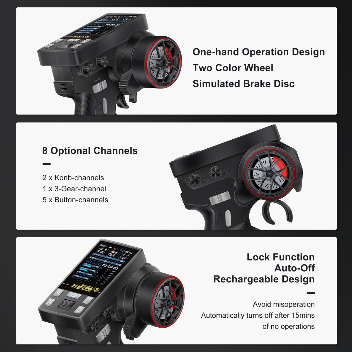 Meus Racing RC Transmitter Kits and Receiver Options