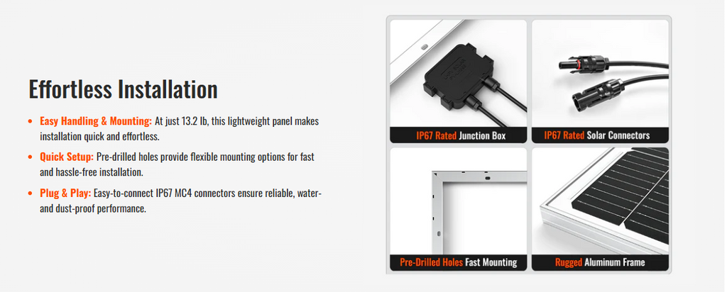 Rich Solar Monocrystalline Solar Panel