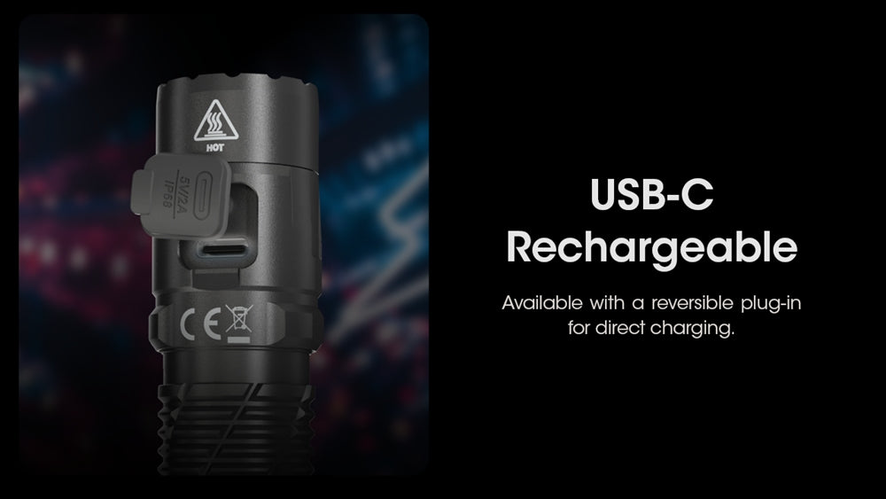 Nitecore USB-C Rechargeable LED Flashlight