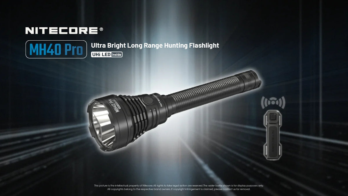 Nitecore Long-Throw Rechargeable Flashlight