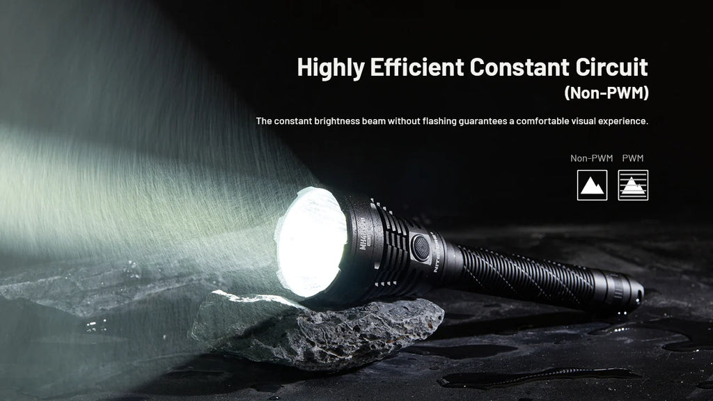 Nitecore Long-Throw Rechargeable Flashlight