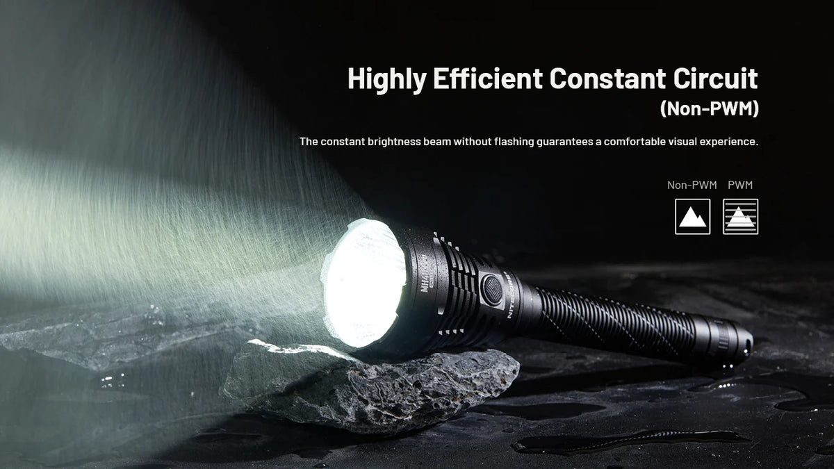 Nitecore Long-Throw Rechargeable Flashlight