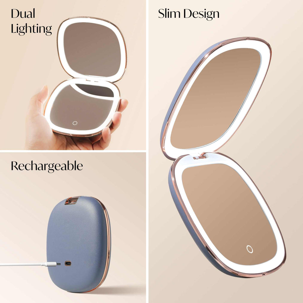 Fancii Rechargeable LED Compact Mirror