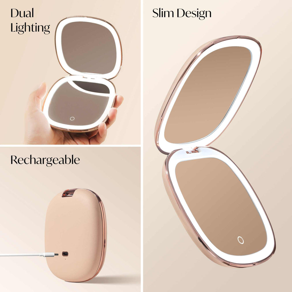 Fancii Rechargeable LED Compact Mirror