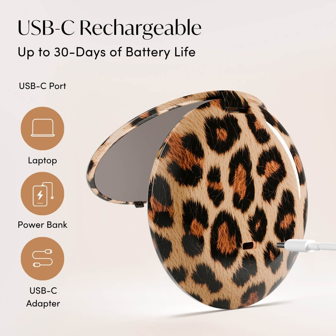 Fancii Rechargeable LED Compact Mirror