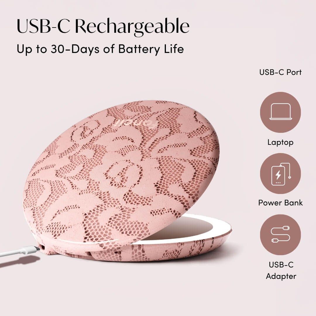 Fancii Rechargeable LED Compact Mirror