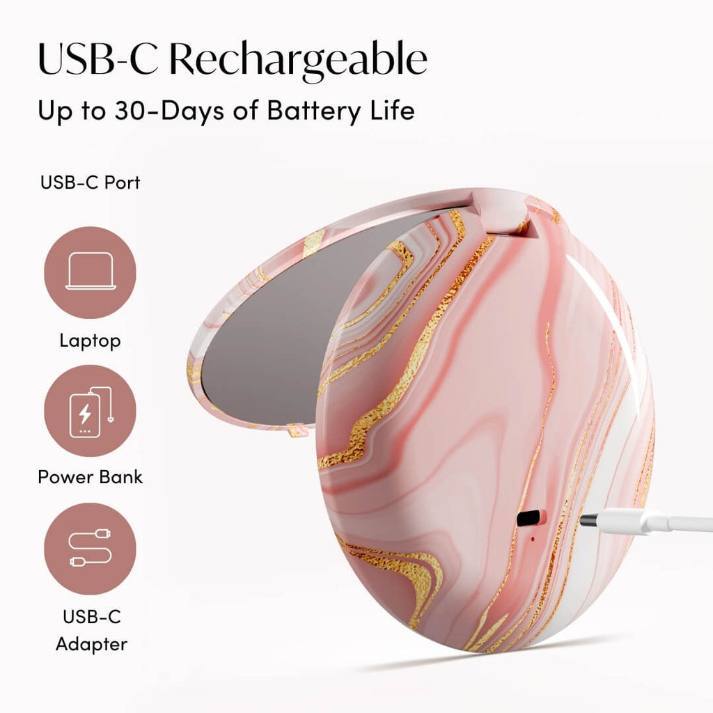 Fancii Rechargeable LED Compact Mirror