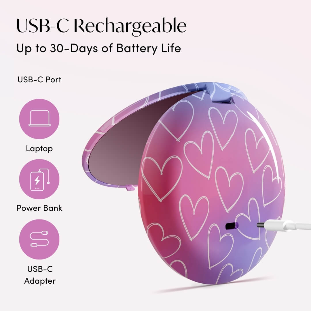 Fancii Rechargeable LED Compact Mirror