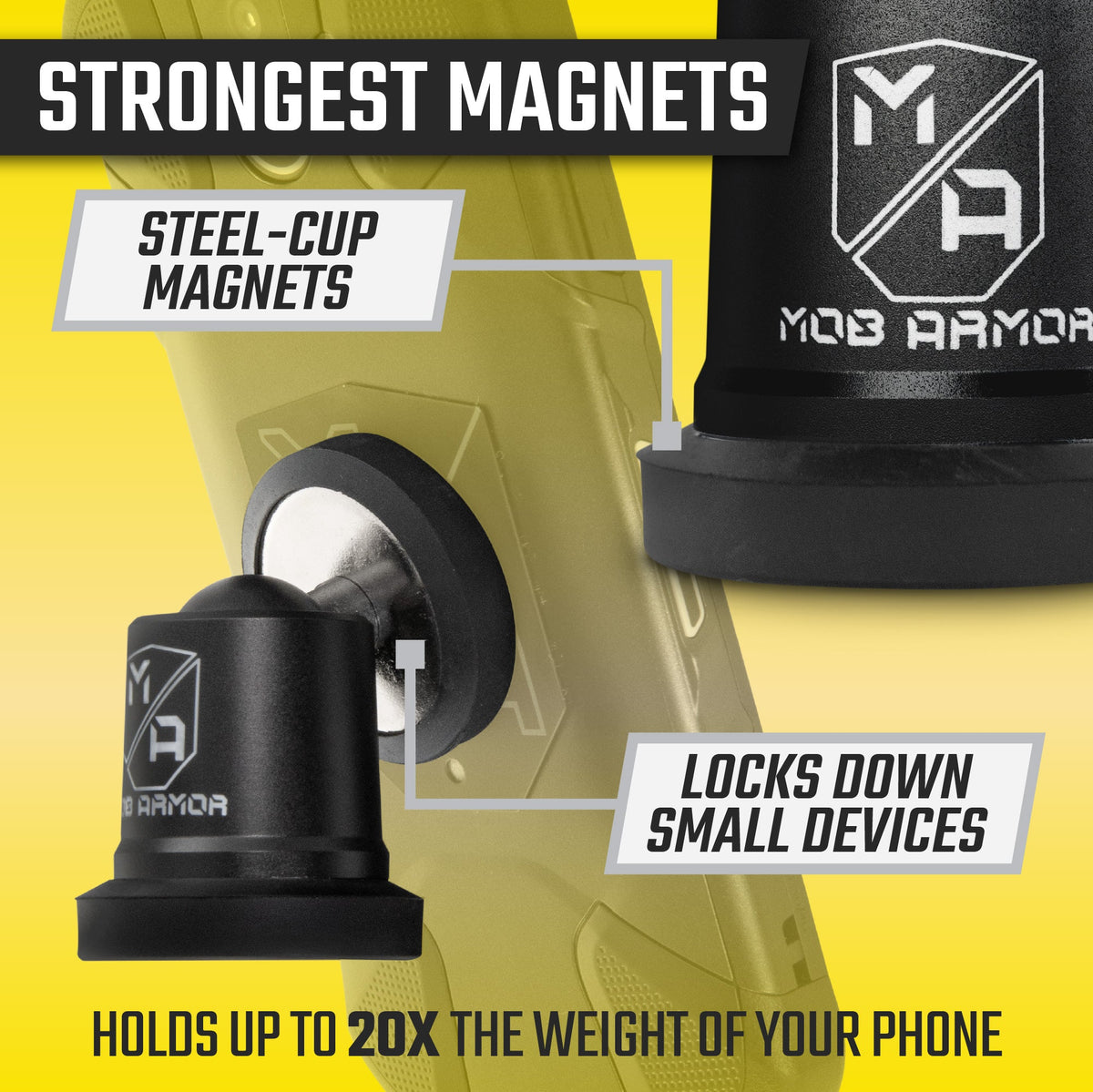 Mob Armor Magnetic Dashboard Phone Mount