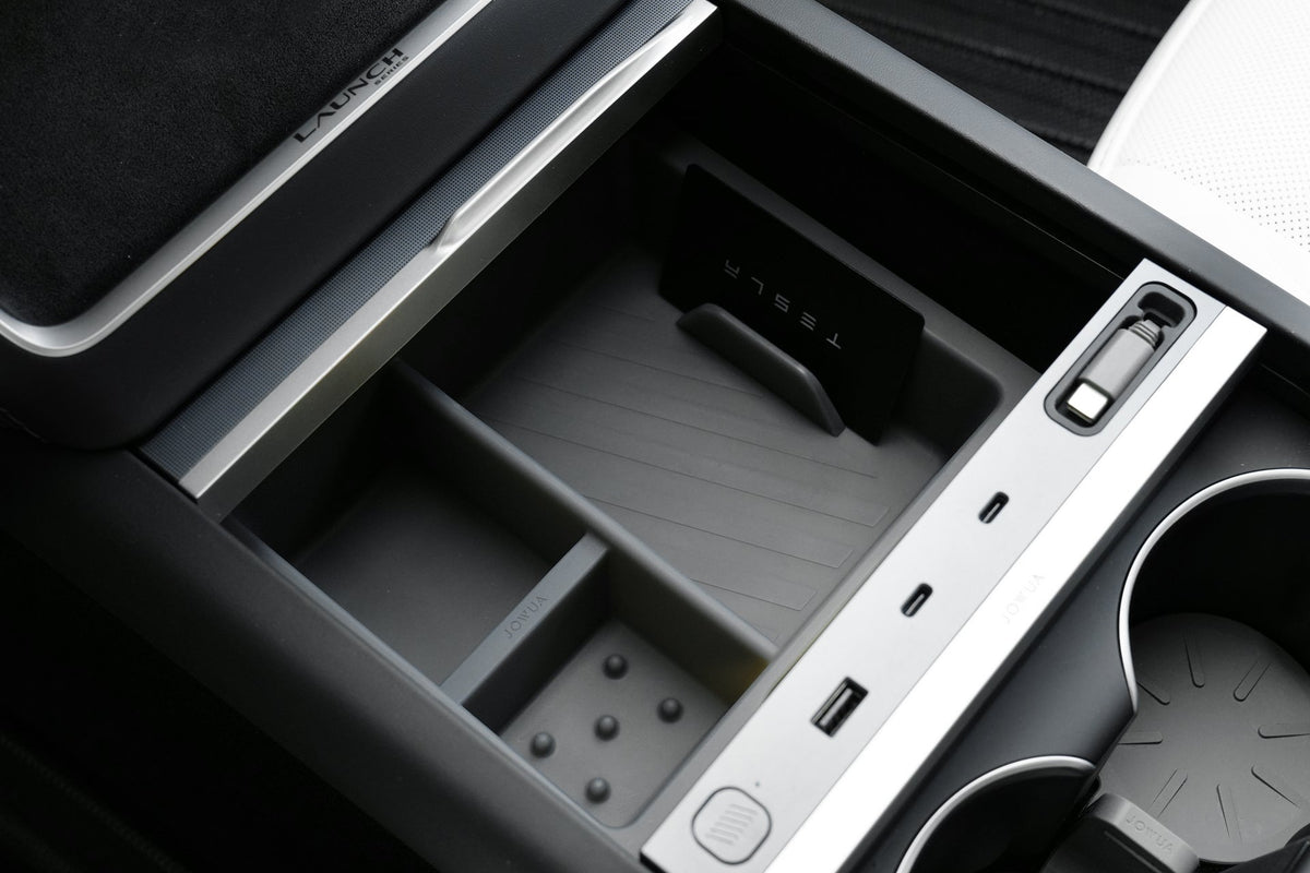 JOWUA LED Center Console Organizer Bundle