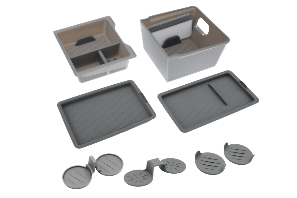 JOWUA LED Center Console Organizer Bundle