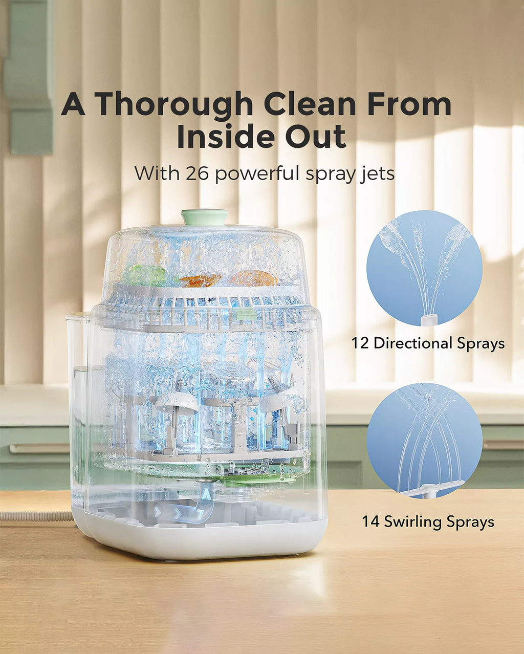 momcozy Automatic Bottle Washer and Sterilizer
