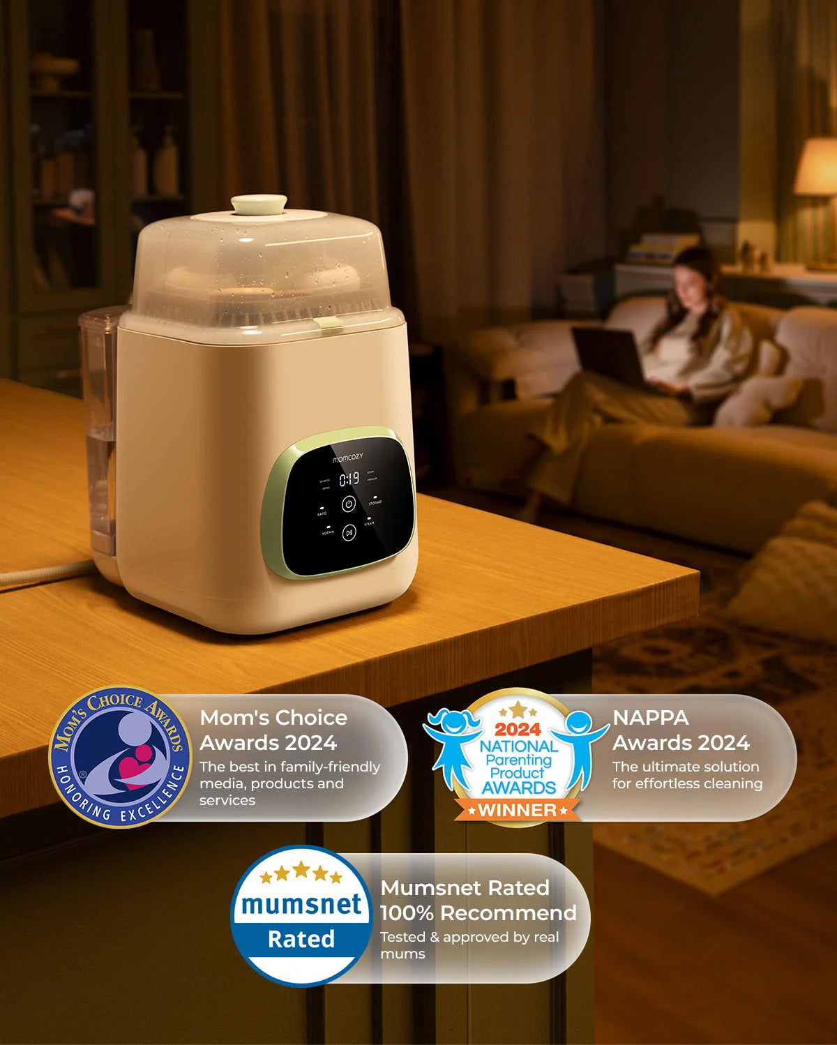 momcozy Automatic Bottle Washer and Sterilizer
