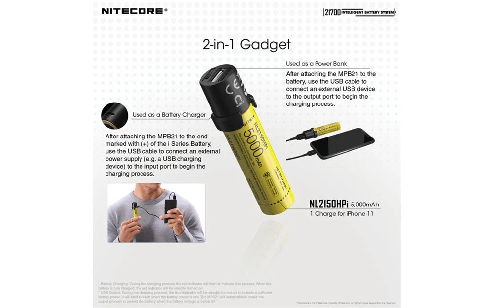 Nitecore Battery Lantern and Charger Kit