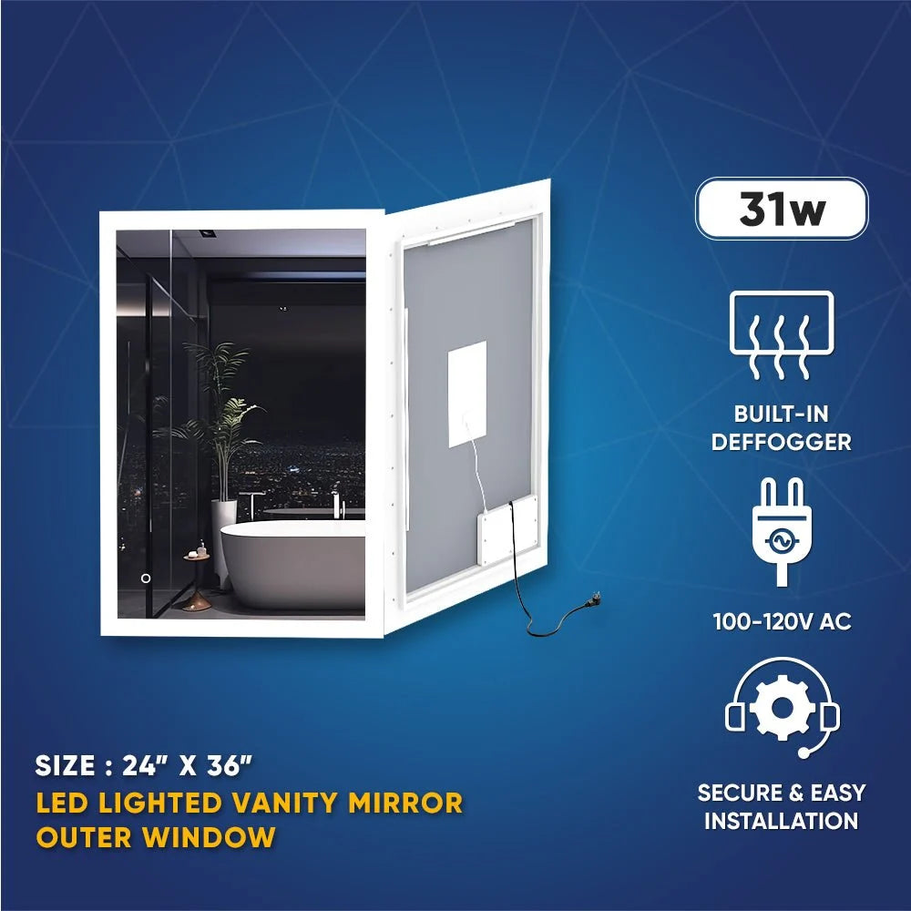 LEDMyplace Illuminated Wall Mirror