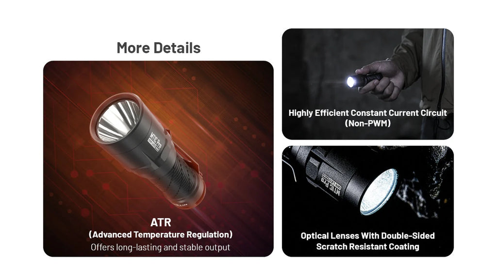 Nitecore Two-Mode Rechargeable Flashlight