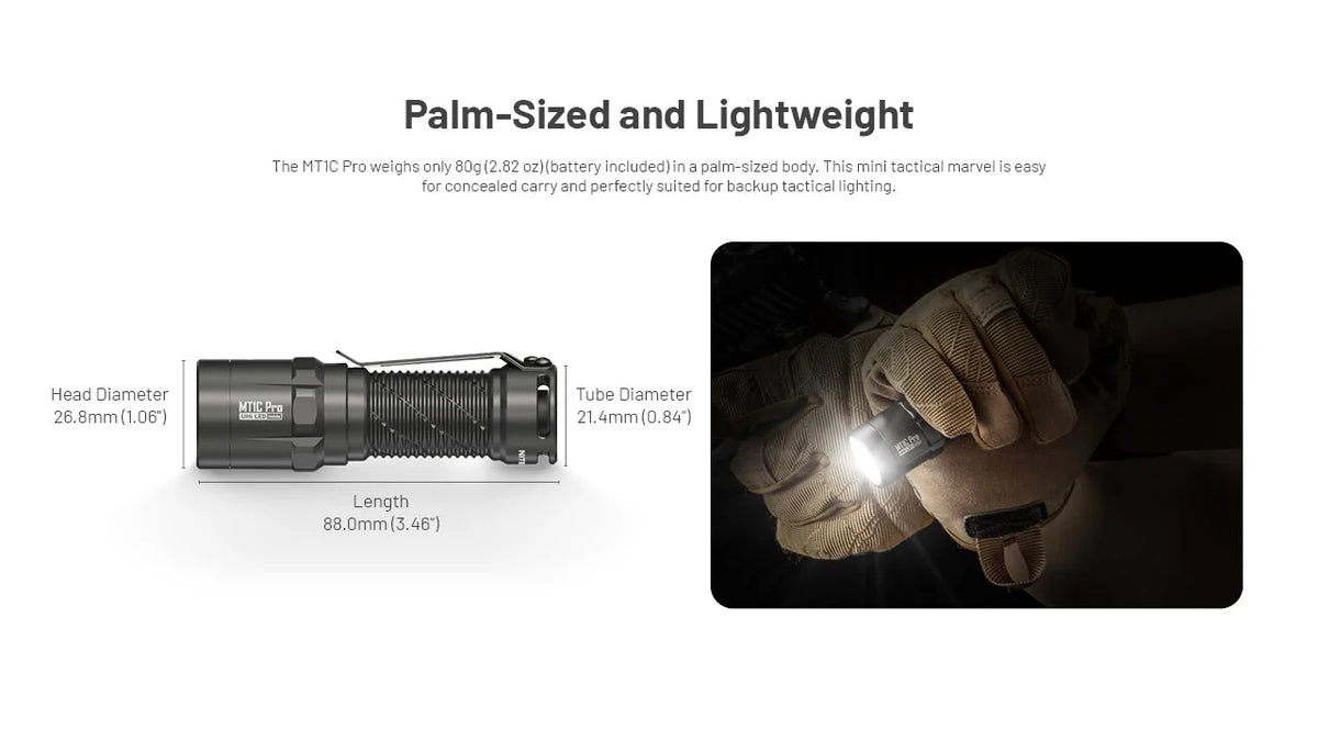 Nitecore Two-Mode Rechargeable Flashlight