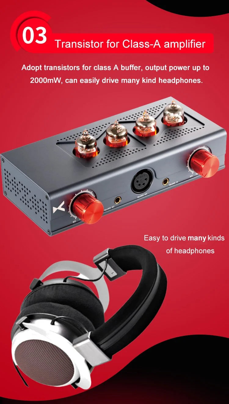xDuoo Balanced Tube Headphone Amplifier