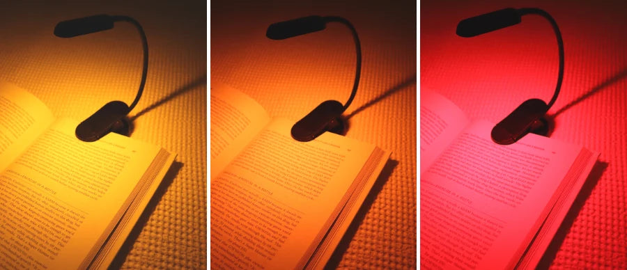 BlockBlueLight Rechargeable Clip Book Light
