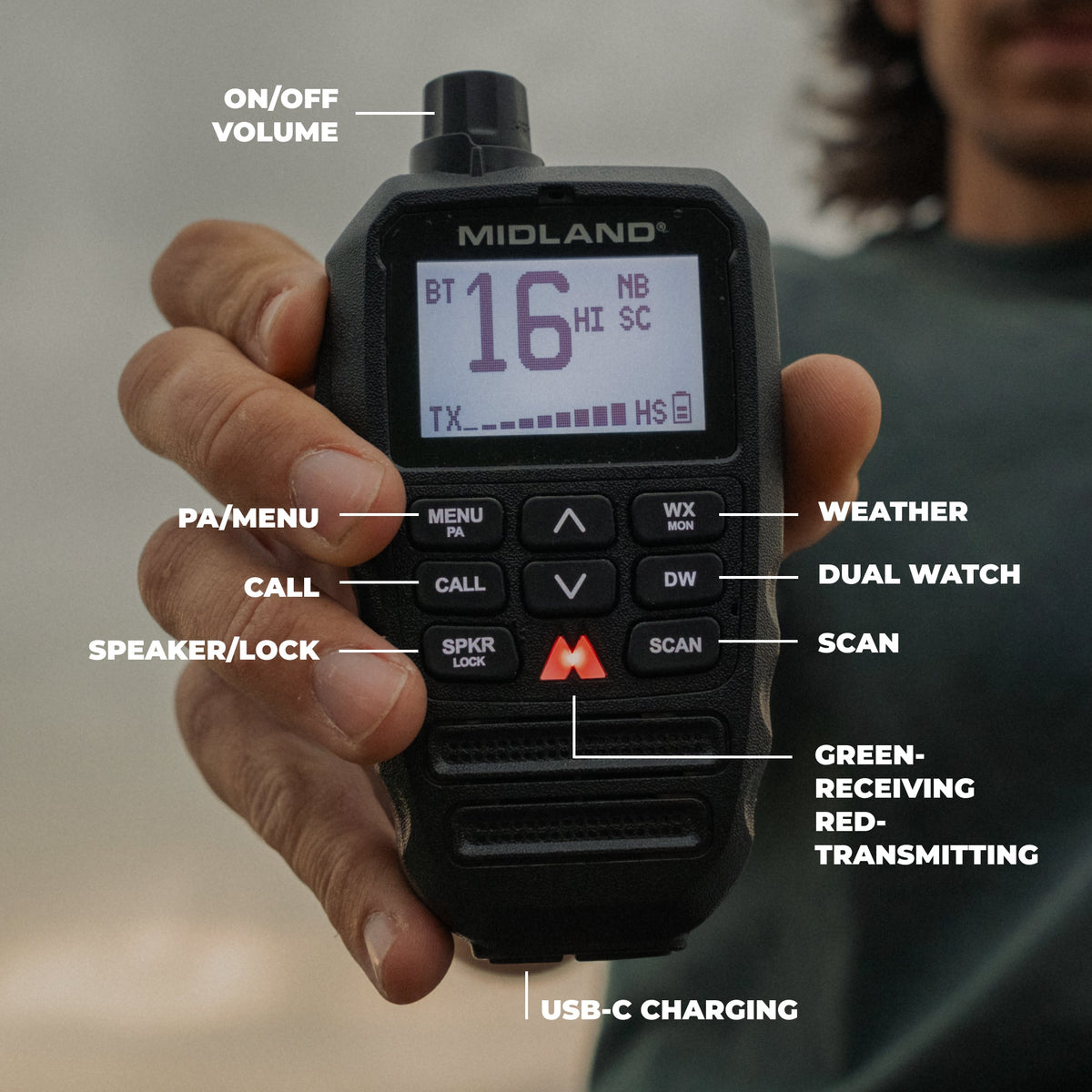 Midland Radio Vehicle GMRS Two-Way Radio Kit