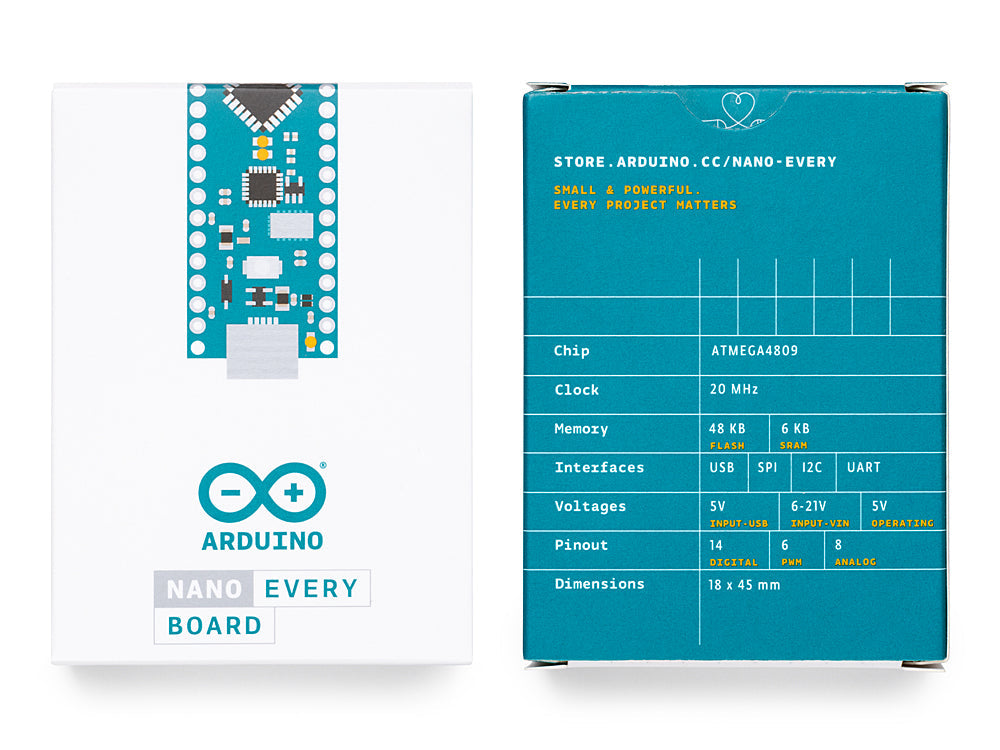 Arduino ATmega4809 Microcontroller Development Board