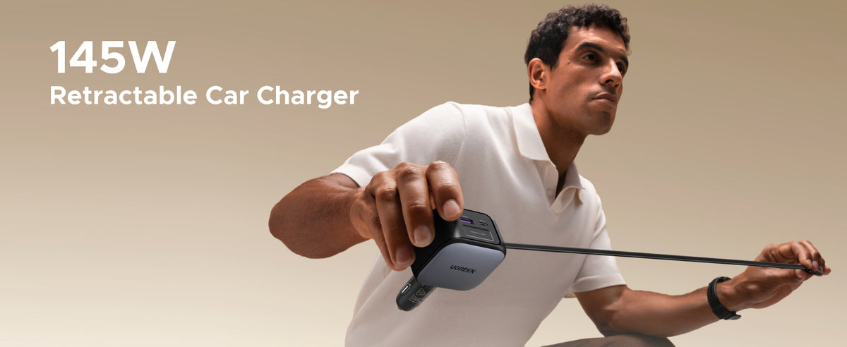 UGREEN US Retractable USB Car Charger