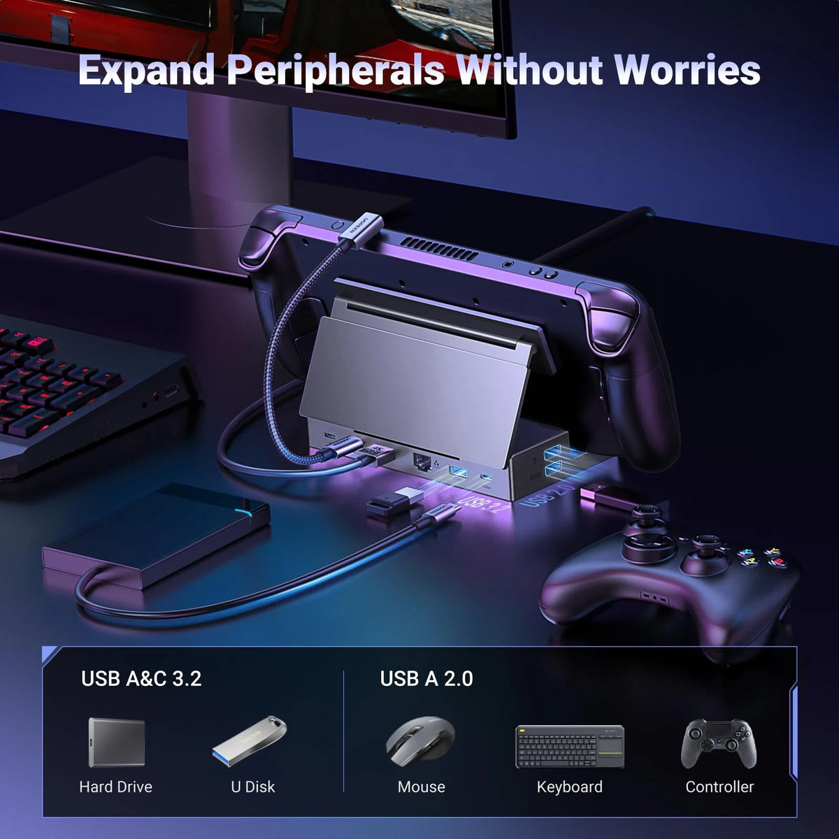 UGREEN Handheld Console Docking Station