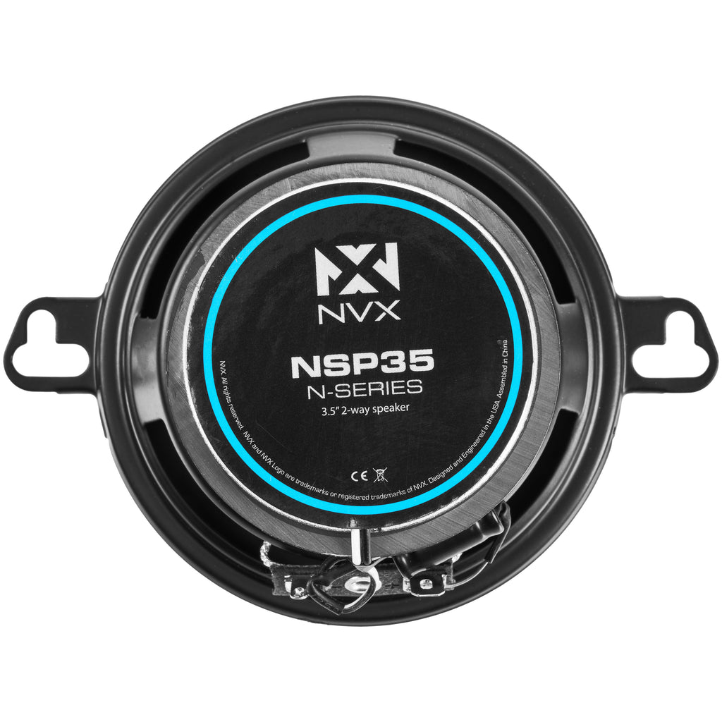 NVX 3.5-Inch Coaxial Car Speakers