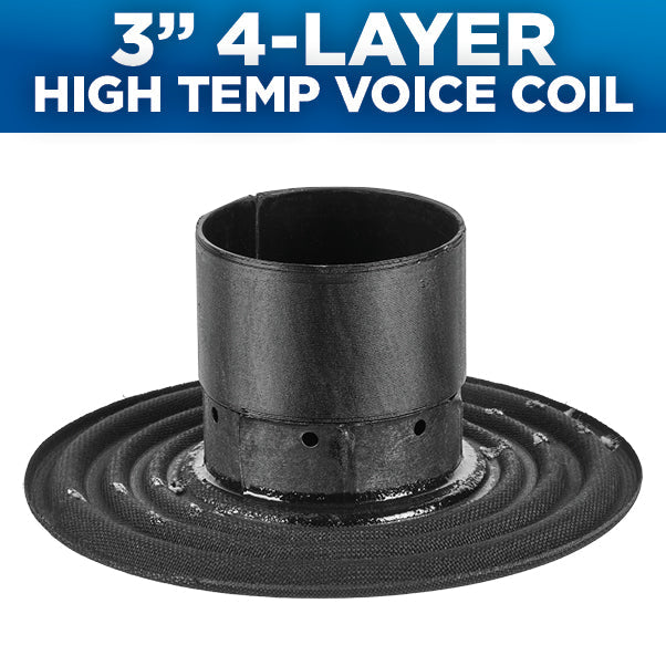 NVX 10-Inch Dual 4-Ohm Car Subwoofer