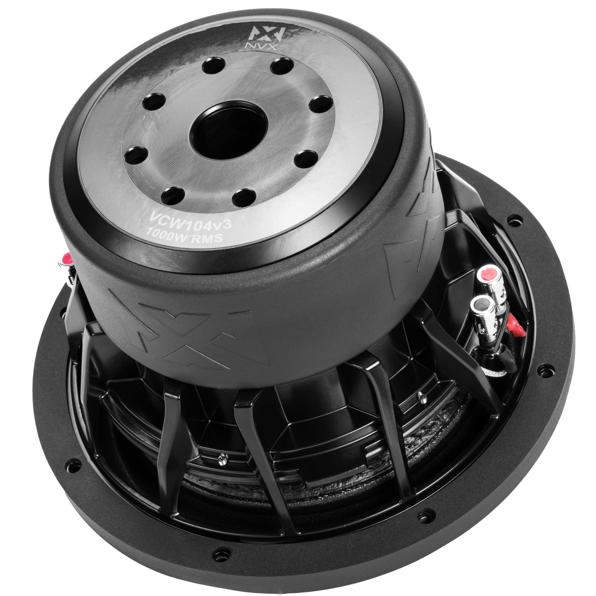 NVX 10-Inch Dual 4-Ohm Car Subwoofer