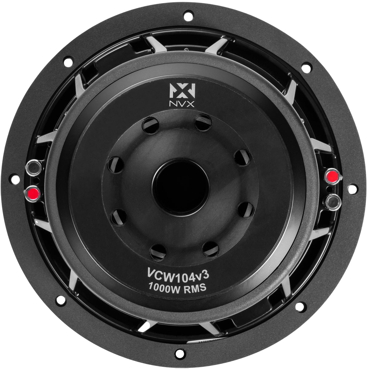 NVX 10-Inch Dual 4-Ohm Car Subwoofer