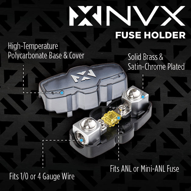 NVX 4-Gauge Amplifier Wiring Kit