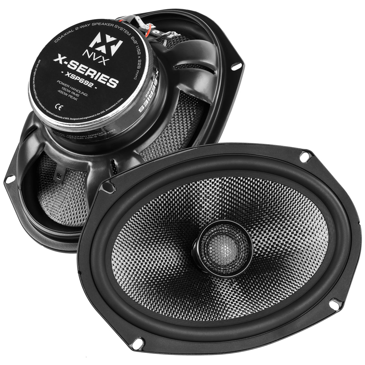NVX 6x9-Inch Coaxial Car Speakers