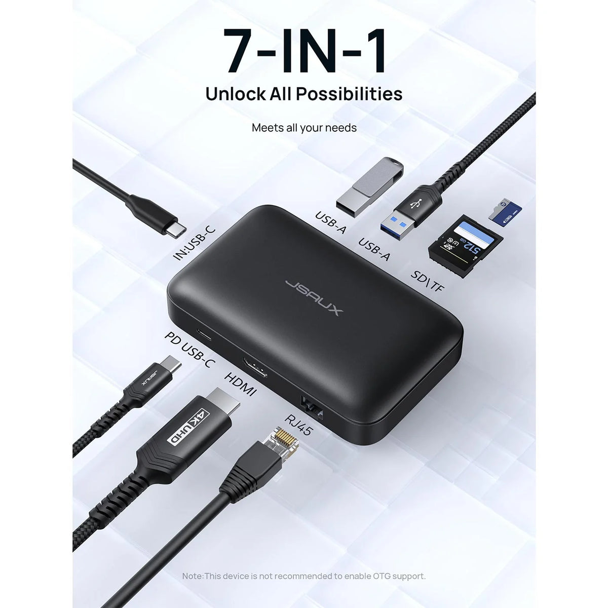 JSAUX GAMING USB-C Hub