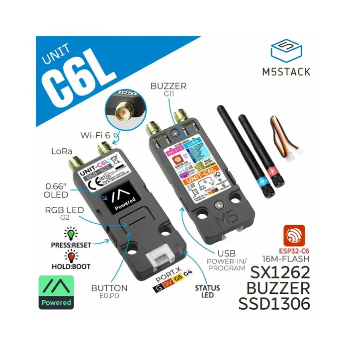 M5Stack LoRa Meshtastic Communication Unit