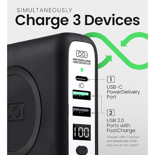 InfinaCore Wireless Power Bank